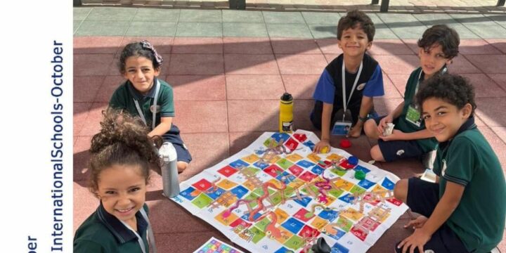 Enjoying Break time while playing board games.<br>Semi-international primary 1,2&3.